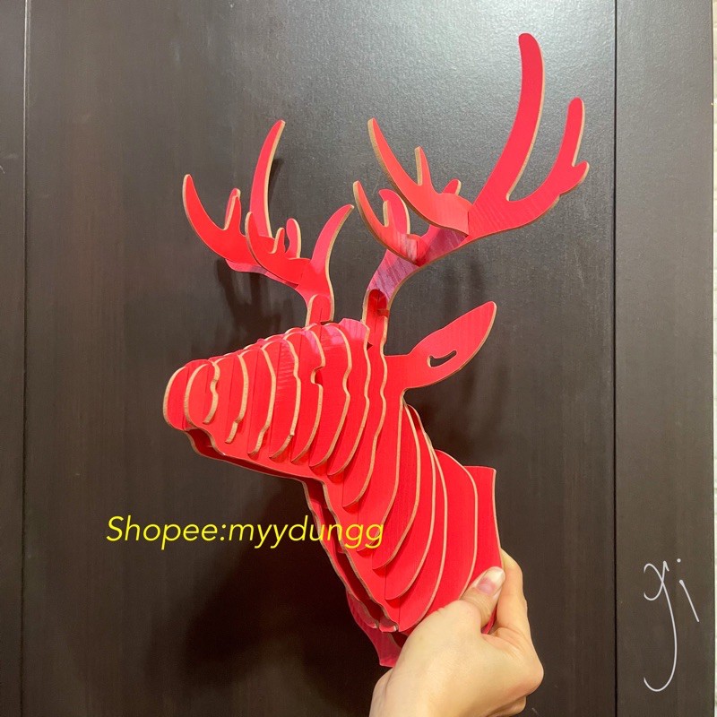 ĐẦU HƯƠU TREO TƯỜNG 5 màu😘 + MÓC TREO + ĐINH 💋