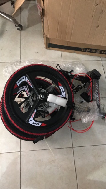 Xe đạp gấp bánh 20 ichh  sẵn hàng