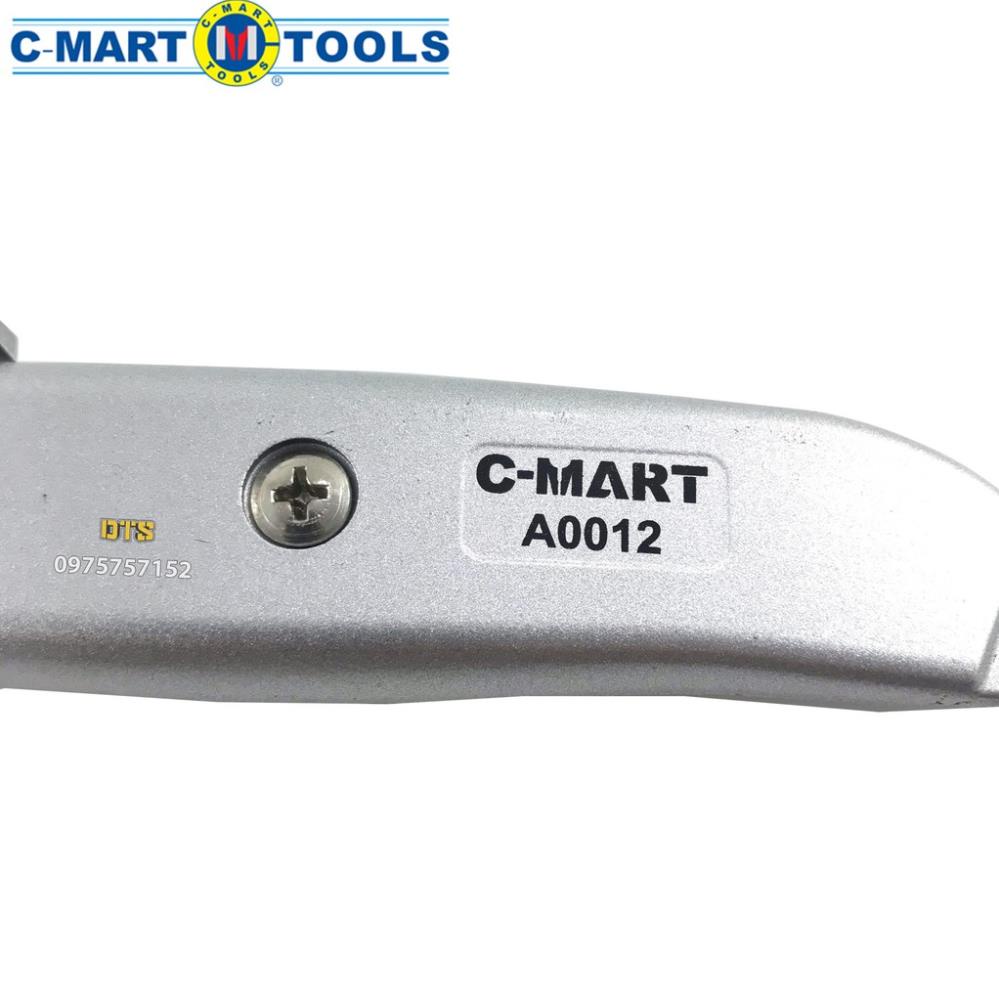 Dao trổ - Dao rọc cáp cán nhôm cao cấp C-Mart A0012, lưỡi cắt siêu sắc bén
