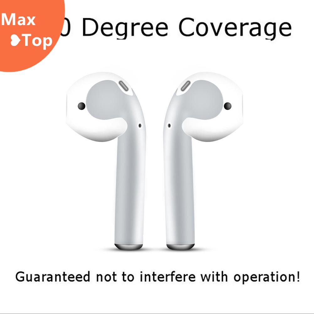 [cod] Airpods Headset Sticker Simple Apple Headset Box Solid Color Bluetooth Wireless Headset Dustproof Sticker