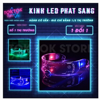 Kính đèn LED phát sáng 3D RGB dành cho tham gia hộp đêm