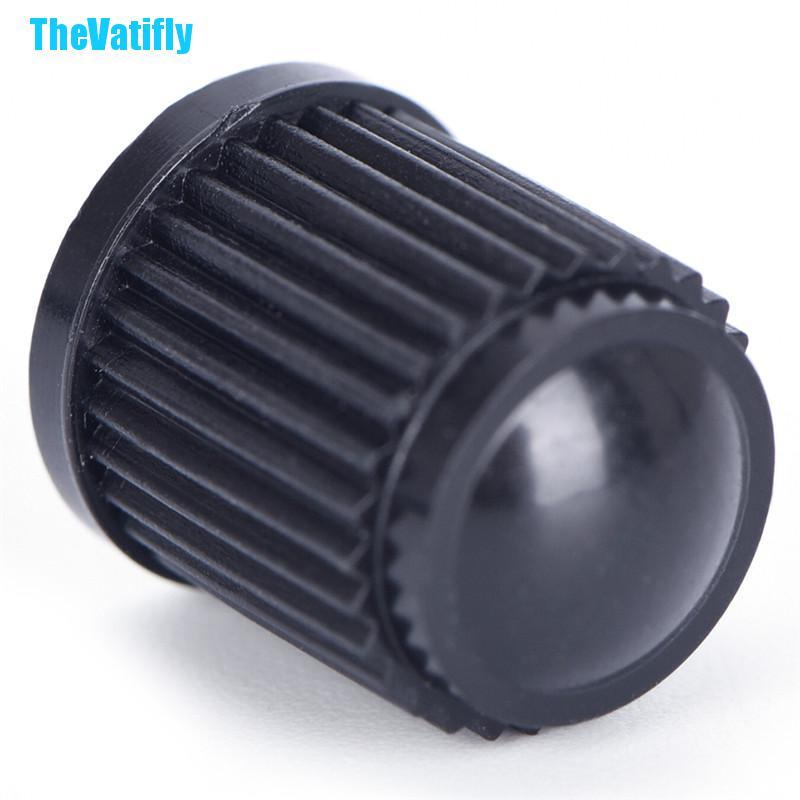 Bộ 50 Nắp Nhựa Đậy Van Bánh Xe Hơi Màu Đen Chống Bụi