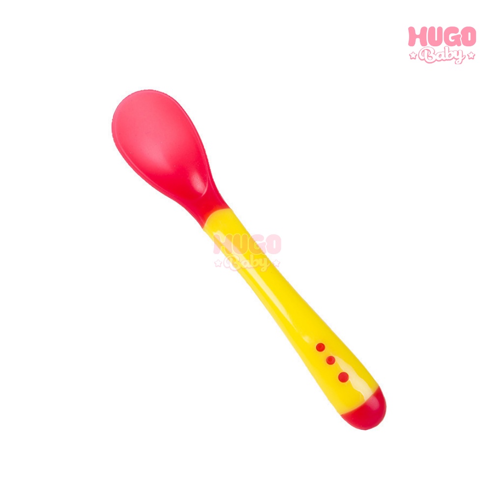 Thìa ăn dặm báo nóng cảm ứng nhiệt - Hugo Baby