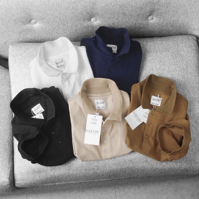 Áo Polo nam Leo Vatino vải Cotton cá sấu cao cấp xuất xịn dệt bo dày dặn chuẩn form áo thun cổ bẻ tay ngắn - Galvin E4