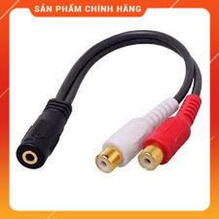 CÁP AUDIO 3.5MM RA 2 RCA DTECH DT-6210