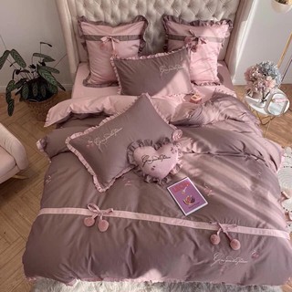 Set chăn ga gối lụa bộ 7 món