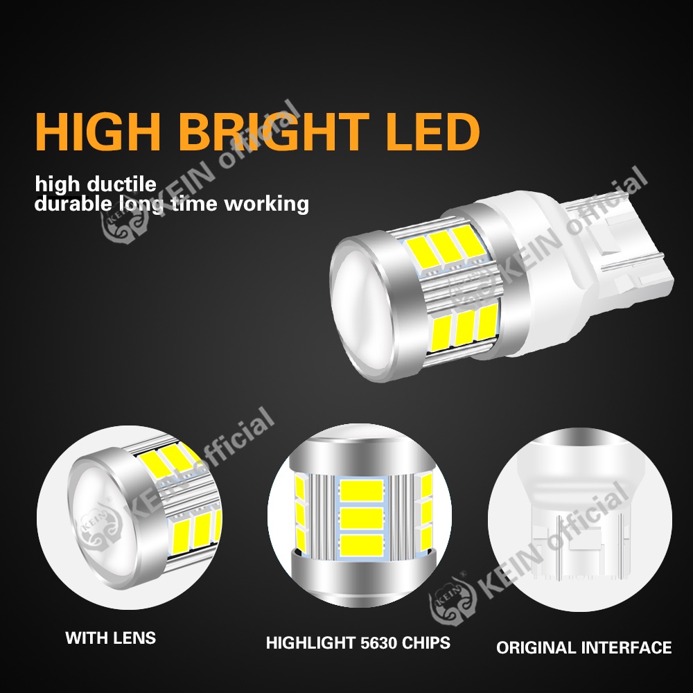 Đèn Led Tín Hiệu Đuôi Xe Hơi / Xe Tải 1156 Led 1157 T20 7443 7440 W21W G18 BAY15D BA15S P21W P21 / 5W 18SMD 5630