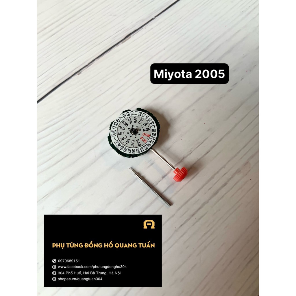 Máy đồng hồ đeo tay Miyota Nhật 2105 - 2005
