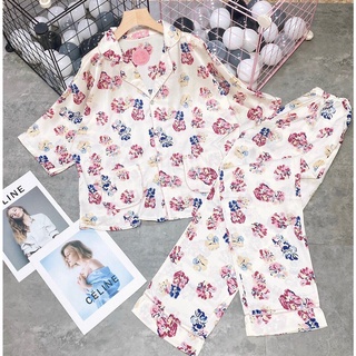 PIJAMA Lụa thiết kế cao cấp- Đồ bộ lụa pijama