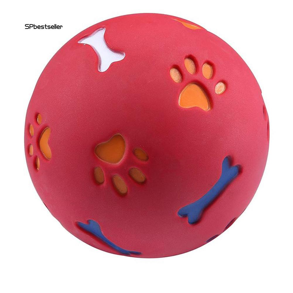 Trái bóng đồ chơi nhựa đựng thức ăn dùng để huấn luyện thú cưng tiện lợi