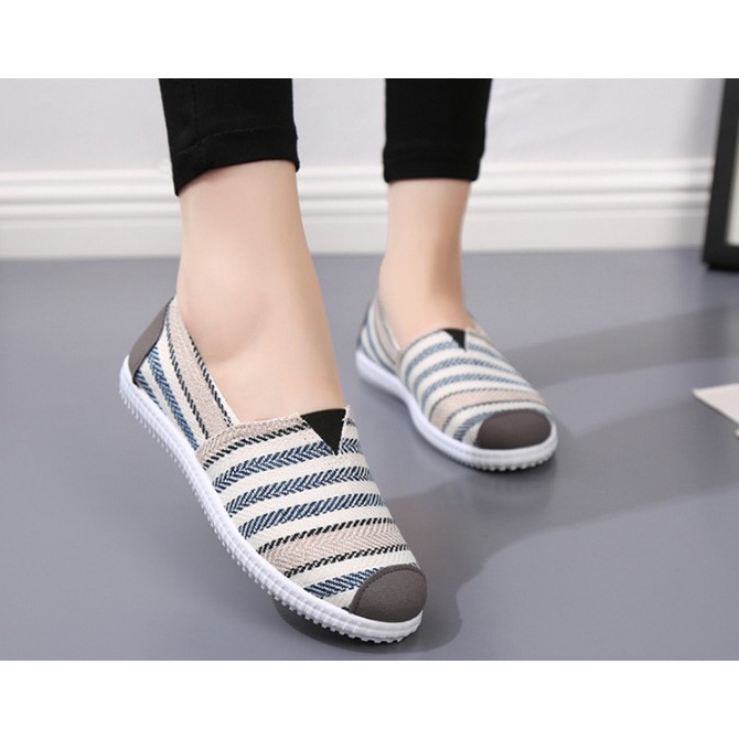Giầy lười vải nữ xinh xắn - 90169 | BigBuy360 - bigbuy360.vn