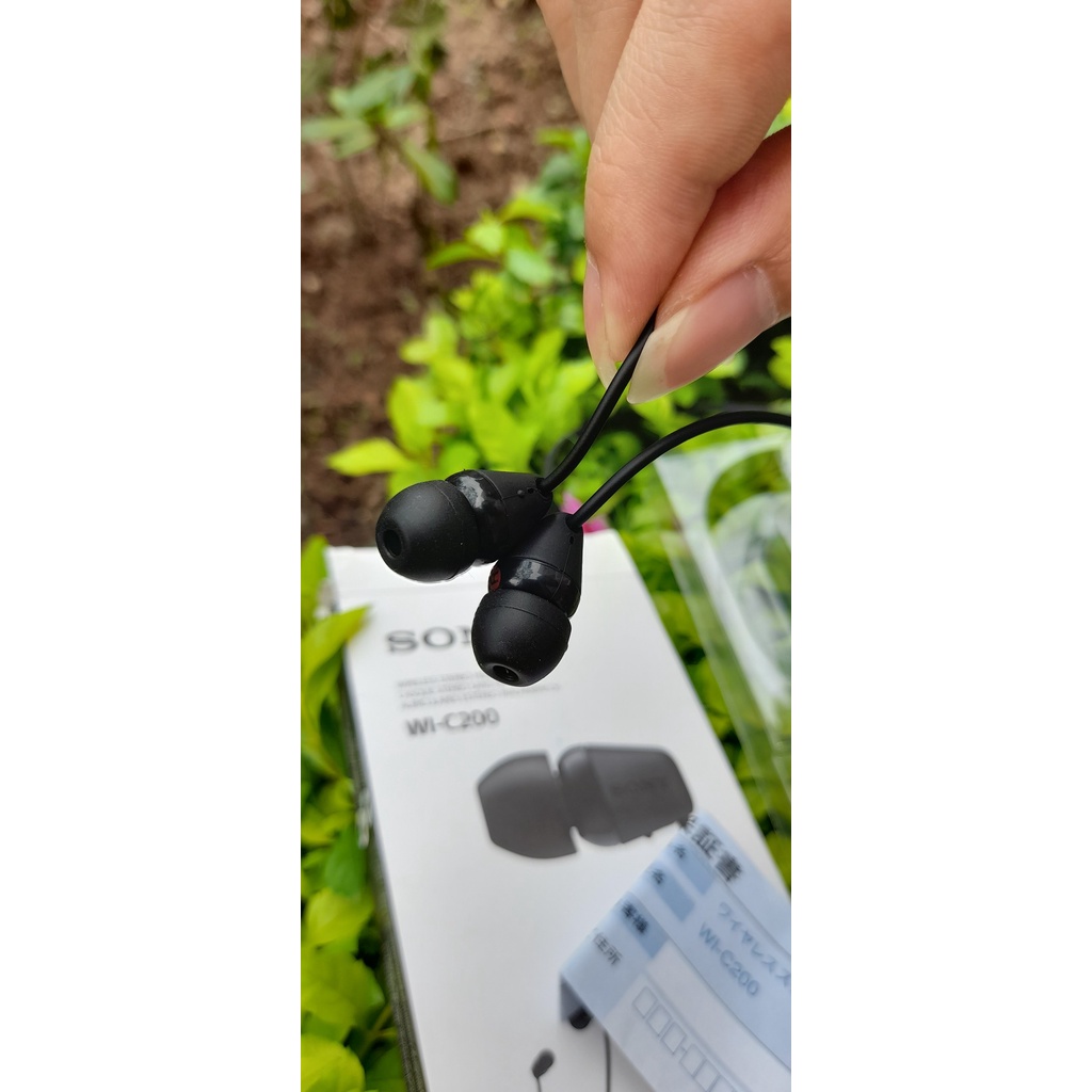 Tai nghe bluetooth thể thao Sony WI-C200 chính hãng - Bảo hành 12 tháng 1 đổi 1