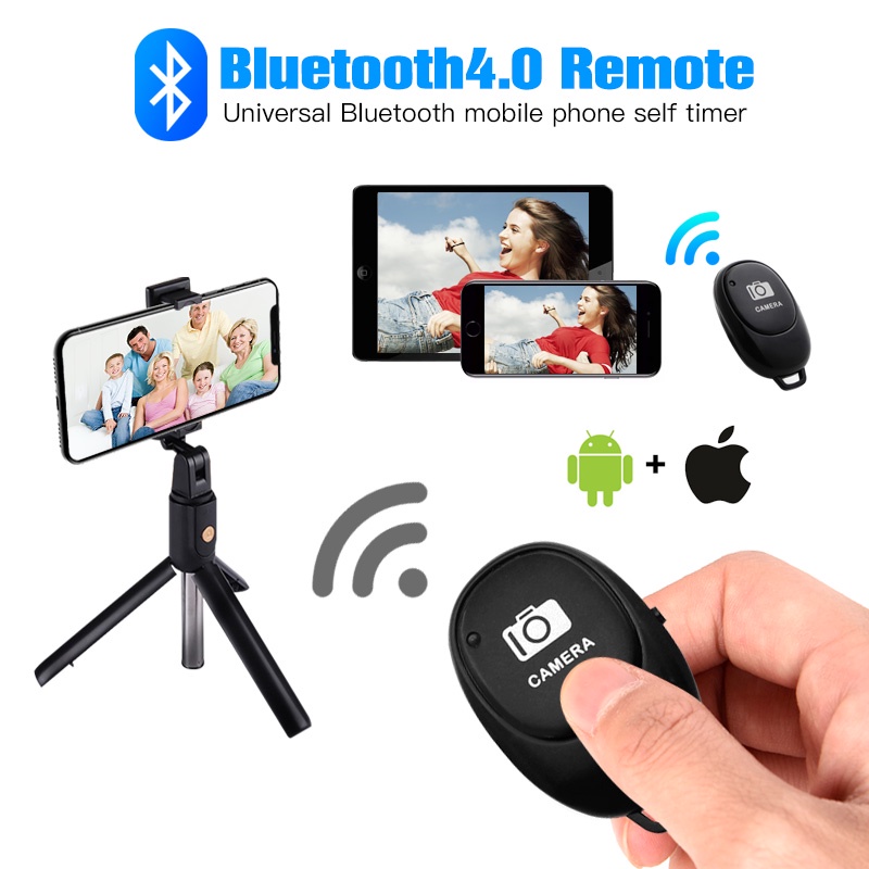HdoorLink Universal Wireless Mini Bluetooth 4.0 Selfie Remote Android IOS Mobile Phone Camera Shutter Stick Adapter