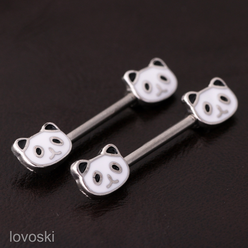 Khuyên Cơ Thể Hình Gấu Trúc Xinh Xắn