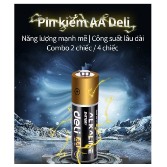 Pin kiềm AA Akaline NUSIGN- vỉ 2 viên/ 4 viên - mã 18500/18501