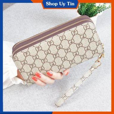 Ví nữ dài cầm tay 2 ngăn kéo sang trọng nhiều ngăn tiện dụng HX0057