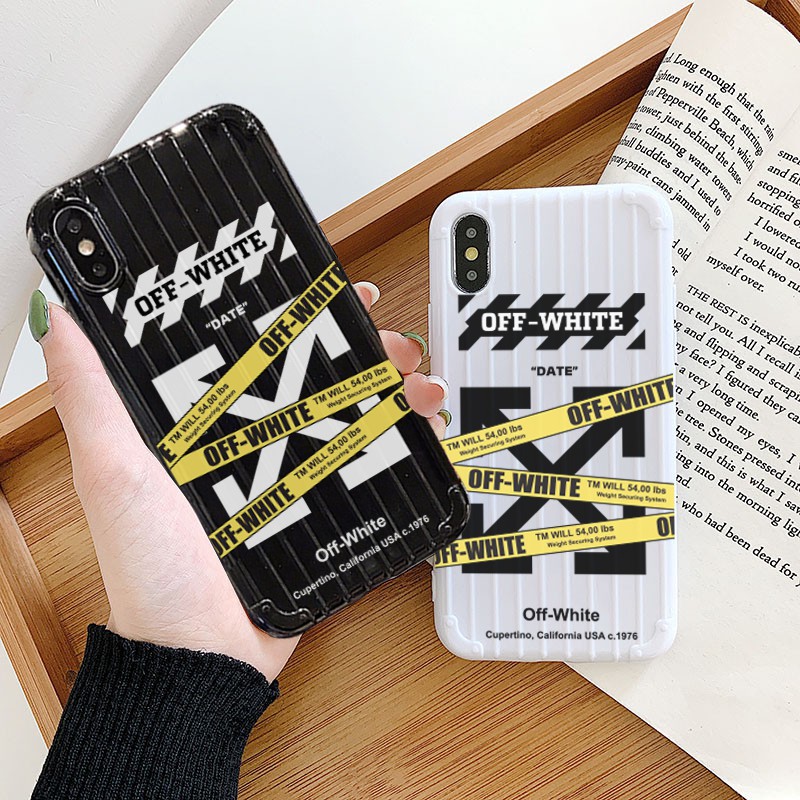 Ốp vali - Ốp điện thoại Off-white cho iPhone 6/6s/6p/6sp/7p/8p/X/Xs/XsMax