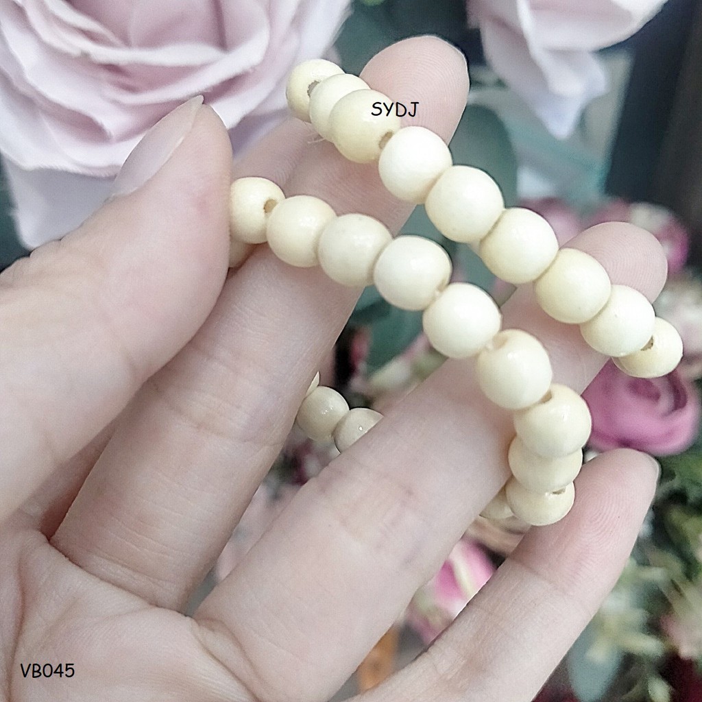 Trang sức Vòng tay SENYDA hạt gỗ Dâu Tằm VB045