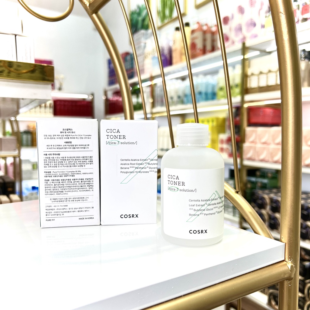 (CÓ BILL) Nước Cân Bằng Làm Dịu Da Chiết Xuất Rau Má COSRX Pure Fit Cica Toner 150ml