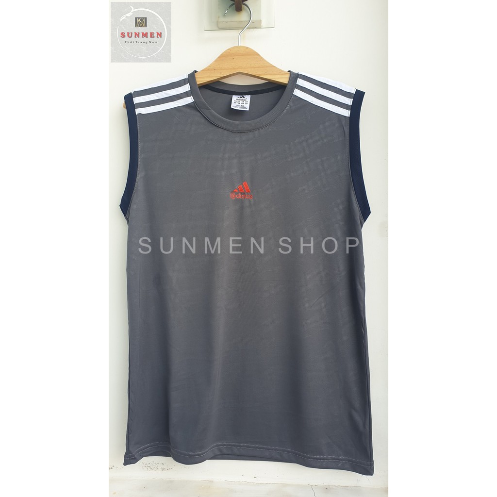 [HCM] Áo Thun Ba Lỗ Thể Thao Nam From Rộng Sát Nách Body SUNMEN Đủ size từ 45 - 80kg,phù hợp tập gym,mặc ở nhà,mặc ngủ