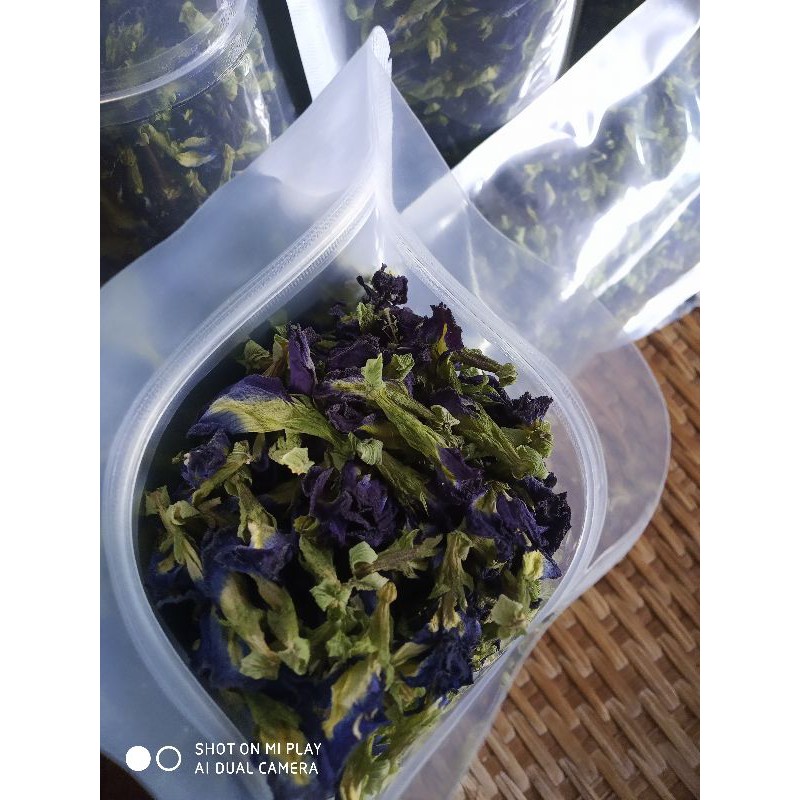 Hoa đậu biếc khô sạch nhà trồng 50g