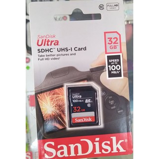 Thẻ nhớ SD 32GB Sandisk (100Mb/s)