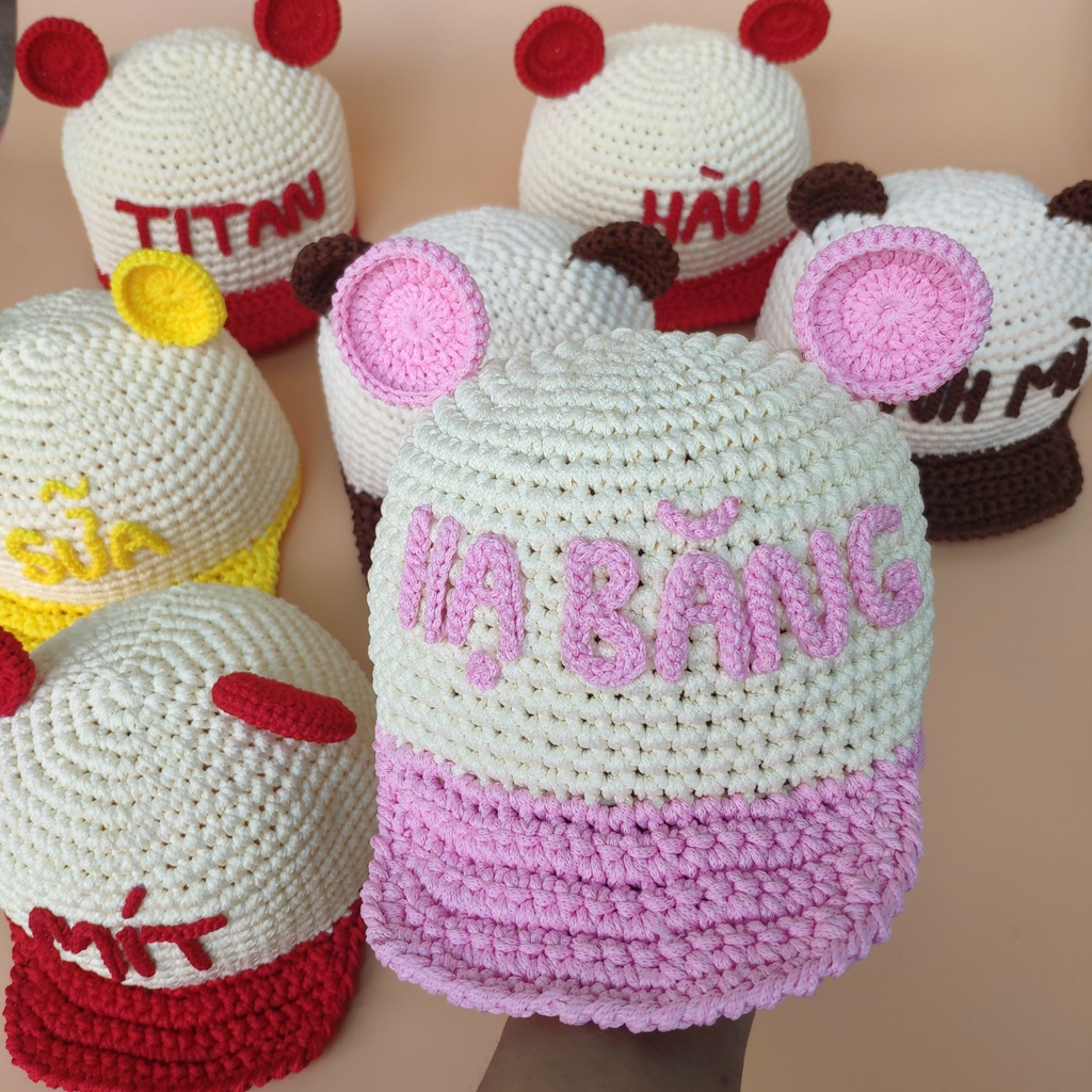 Nón Lưỡi Trai Cho Bé Có Thêu Tên Riêng Cho Bé Trai Bé Gái