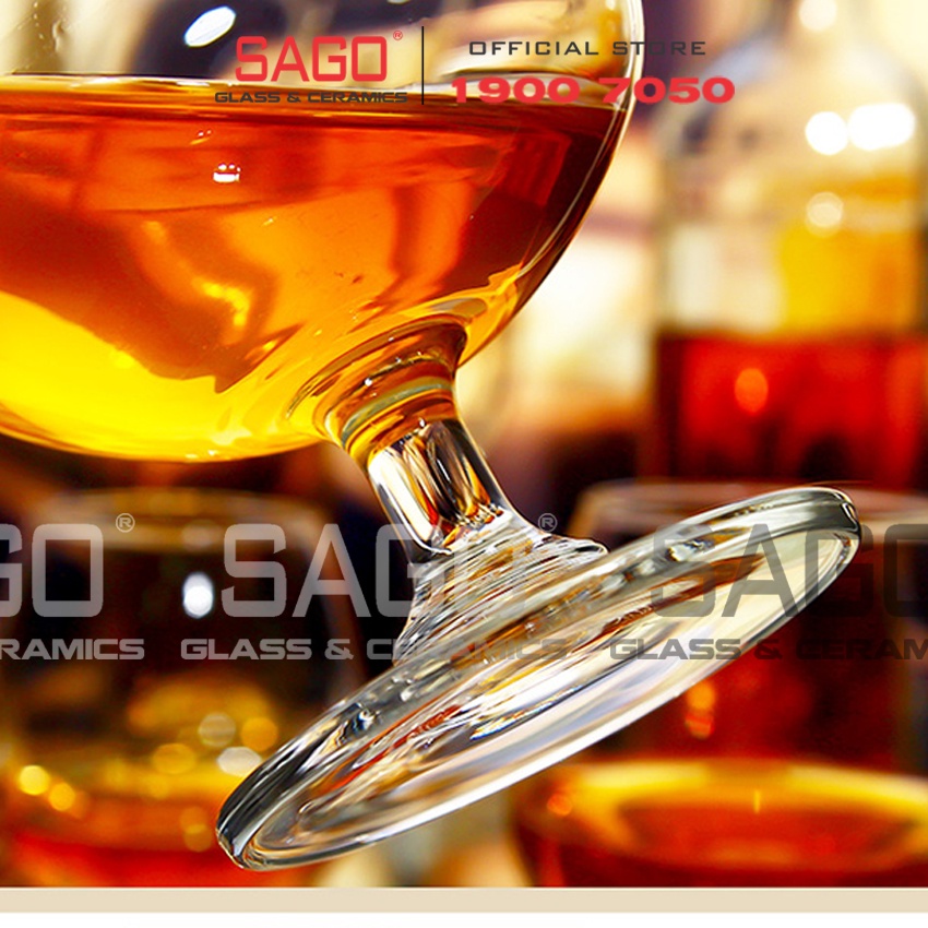 Ly Thủy tinh Ocean Classic Brandy 255ml | 340ml
