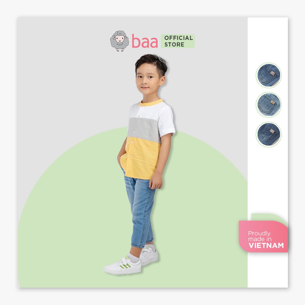 Quần jeans dài BAA BABY cho bé trai từ 1 - 7 tuổi - BT-QU17D