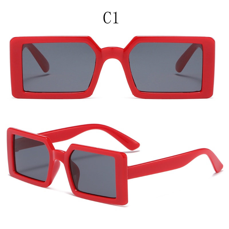 Kính Mát Vuông Chống Tia Cực Tím Thời Trang Cho Bé Trai Và Gái