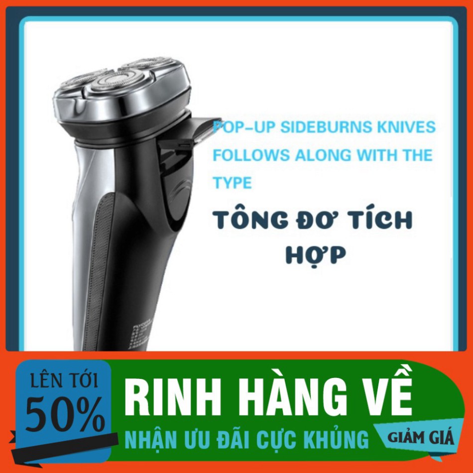 SĂN SALE ĐI AE (NEW 2020) Máy Cạo Râu Nam Lưỡi Dao 3 Đầu II Bảo Hành 36 Tháng I Flyco FS337 FS339VN 339 I Cửa Hàng Tông 