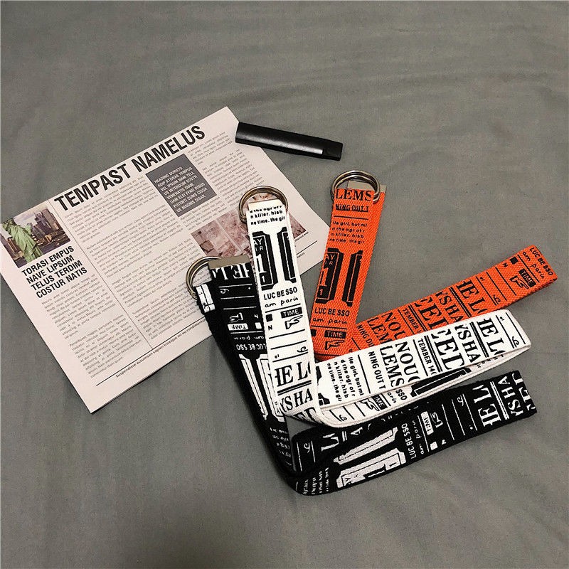 Thắt lưng vải canvas thời trang cá tính dành cho nam và nữ