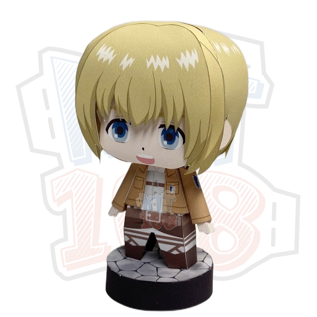 Mô hình giấy Anime Chibi Armin Arlert - Attack on Titan