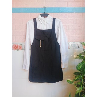 Đầm yếm đen siêu đẹp hàng secondhand Size S