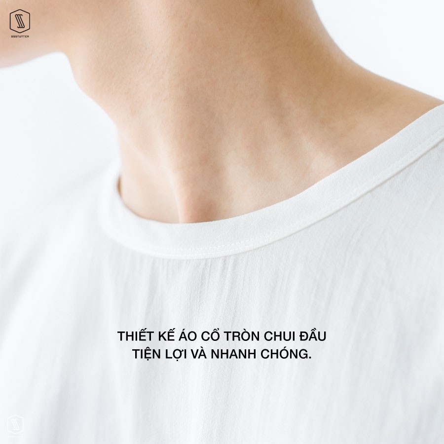 Áo phông Nam tay ngắn có túi ngực SSSTUTTER cổ tròn ngắn tay Vải Linen siêu thoáng mát 5 màu Linen Tee | BigBuy360 - bigbuy360.vn