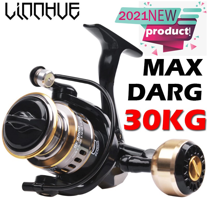 Máy câu cá kéo tối đa 30kg 1000-7000 kích cỡ 17+1 Shimano Daiwa bằng kim loại tiện dụng