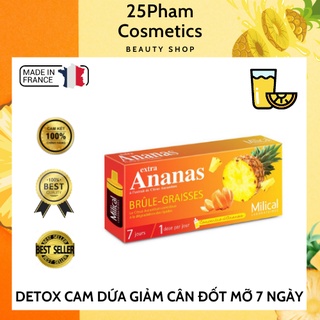 Detox milical brule graisses vị cam dứa - giảm cân - đốt mỡ thừa