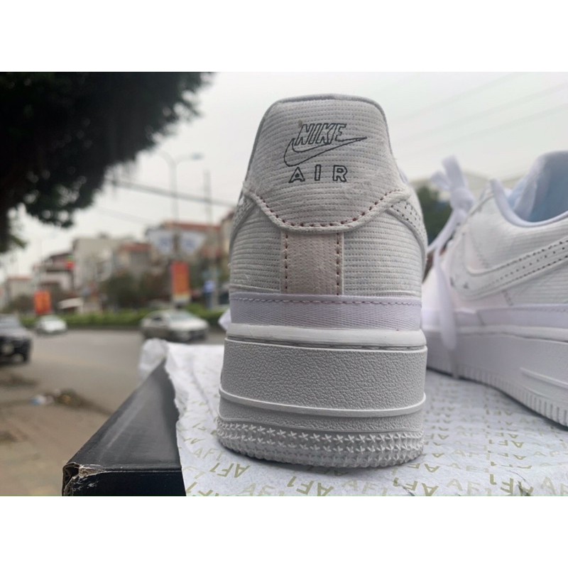 [Free Ship] Giày thể thao Air force 1 All White [ Nike xé ] [ Af1 ] [ air force one ] [ af1 xé ]