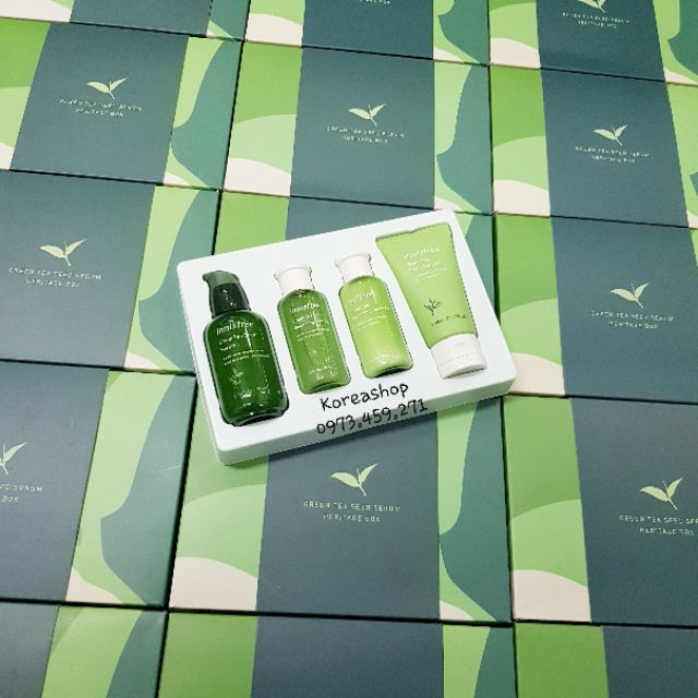 Set serum trà xanh bản giới hạn xinh xắn mẫu mới nhất
