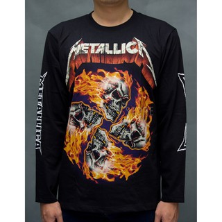 Áo Tay dài Metallica - Rock band tee - Áo Rock - Size M, L, XL