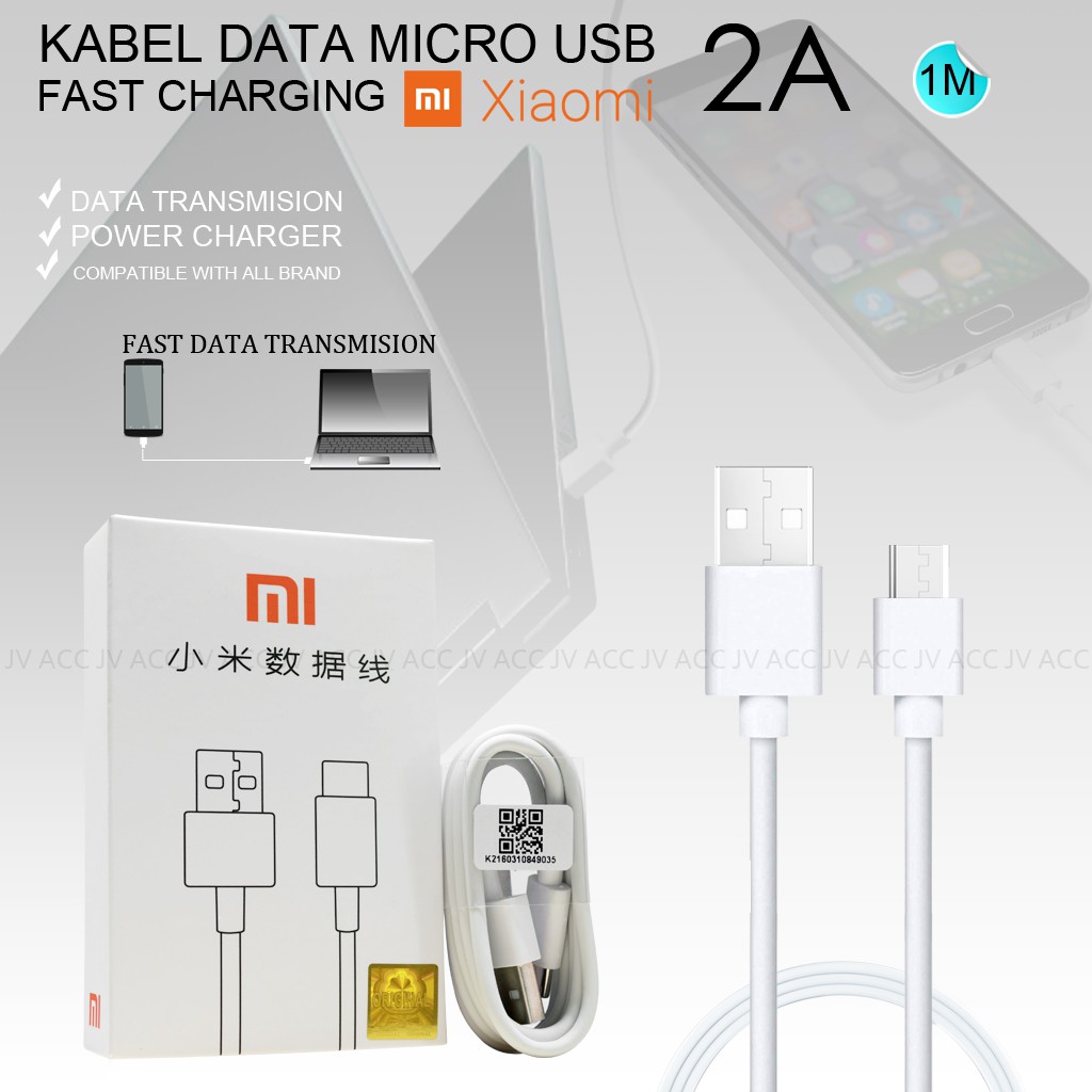 Dây Cáp Sạc / Truyền Dữ Liệu Xiaomi Redmi Note 5a Micro Usb Màu Trắng