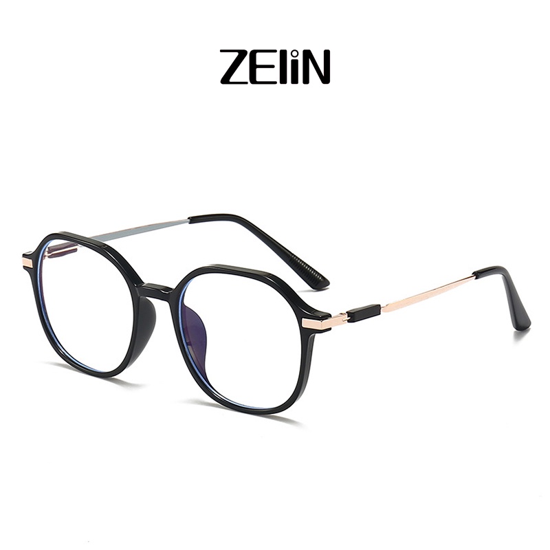 Kính đọc sách ZELIN 2053 khung đa giác thời trang chống ánh sáng xanh