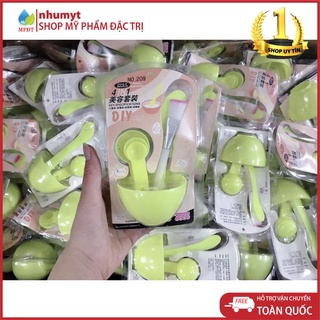 Bộ bát trộn mặt nạ 6 chi tiết, bát trộn mask