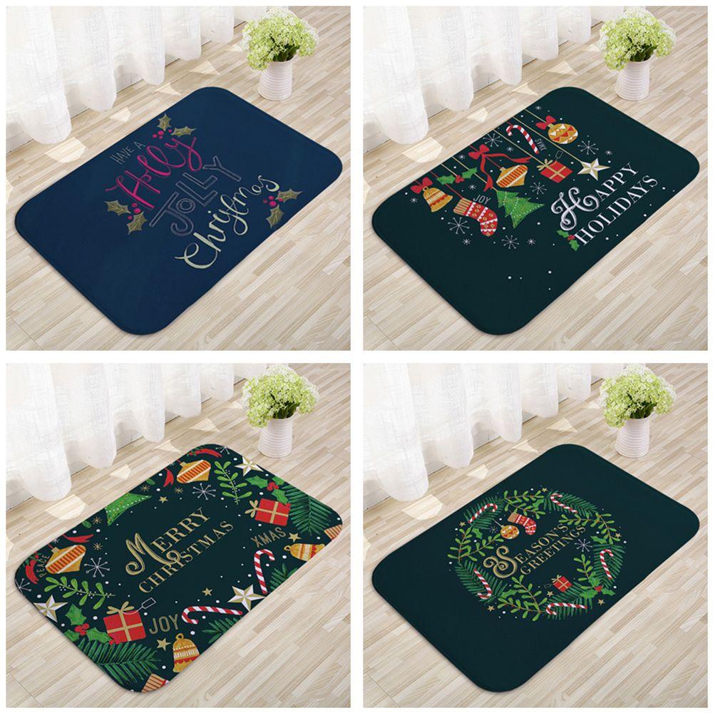 Thảm lót sàn Chống Trượt Họa Tiết Giáng Sinh Chất Lượng Cao