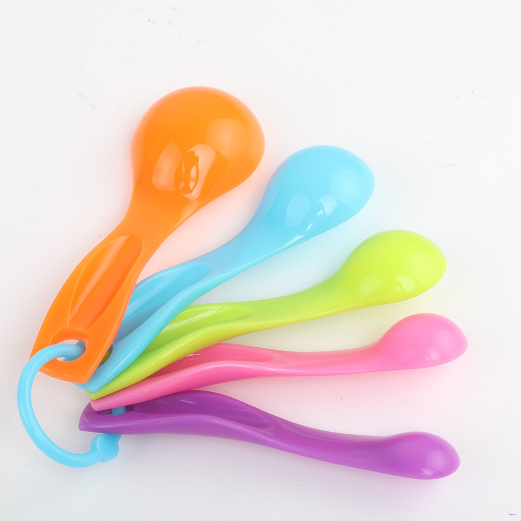 Bộ 5 Muỗng Đo Lường Làm Bánh Nhiều Màu