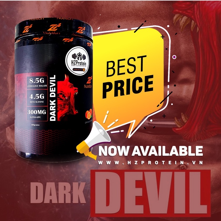 DARK DEVIL PREWORKOUT - TĂNG SỨC MẠNH (30 LẦN DÙNG)