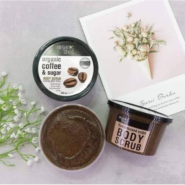 Tẩy Tế Bào Chết Toàn Thân Organic Coffee & Sugar Body Scrub