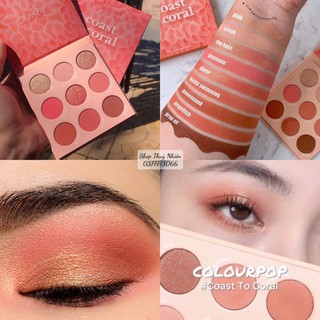 PHẤN MẮT COLOURPOP COAST TO CORAL 9g