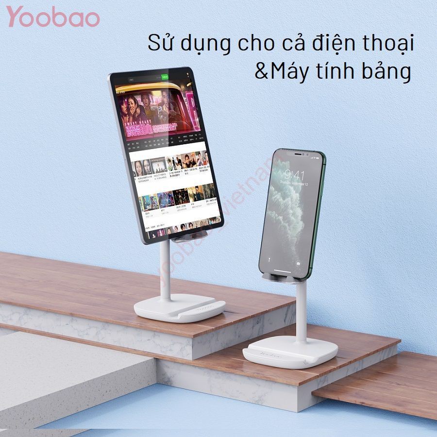 Giá Đỡ Điện Thoại, Máy Tính Bảng Yoobao Có Thể Để 2 Điện Thoại Cùng Lúc - YOOBAO B1