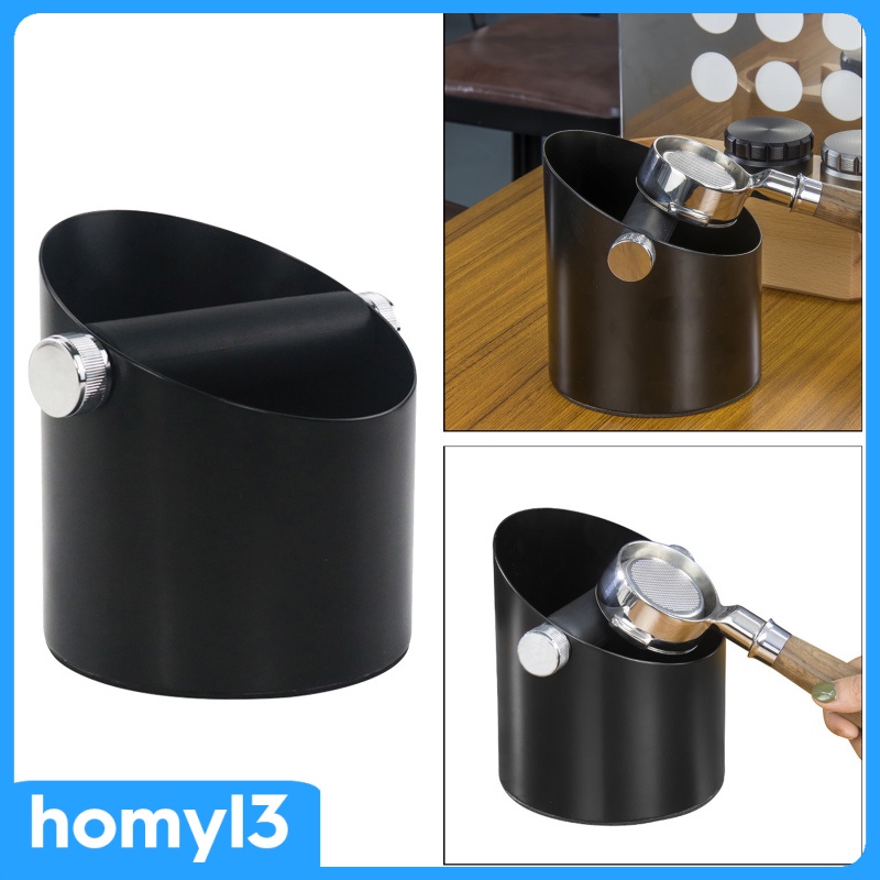 [Kayla's 3C] Coffee Knock Box Grinds Waste Bucket for Coffee Maker Non-Slip for Home